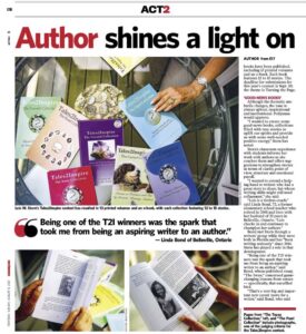 NEWSDAY, LI, NY Newsday featured Tales2Inspire in their coveted Act 2 three page article Sunday edition.